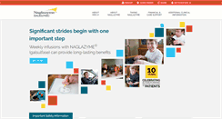 Desktop Screenshot of naglazyme.com